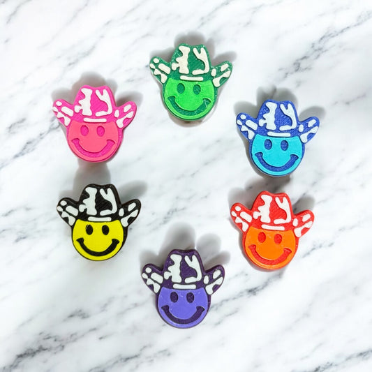 Smiley Face Country Kandi Beads