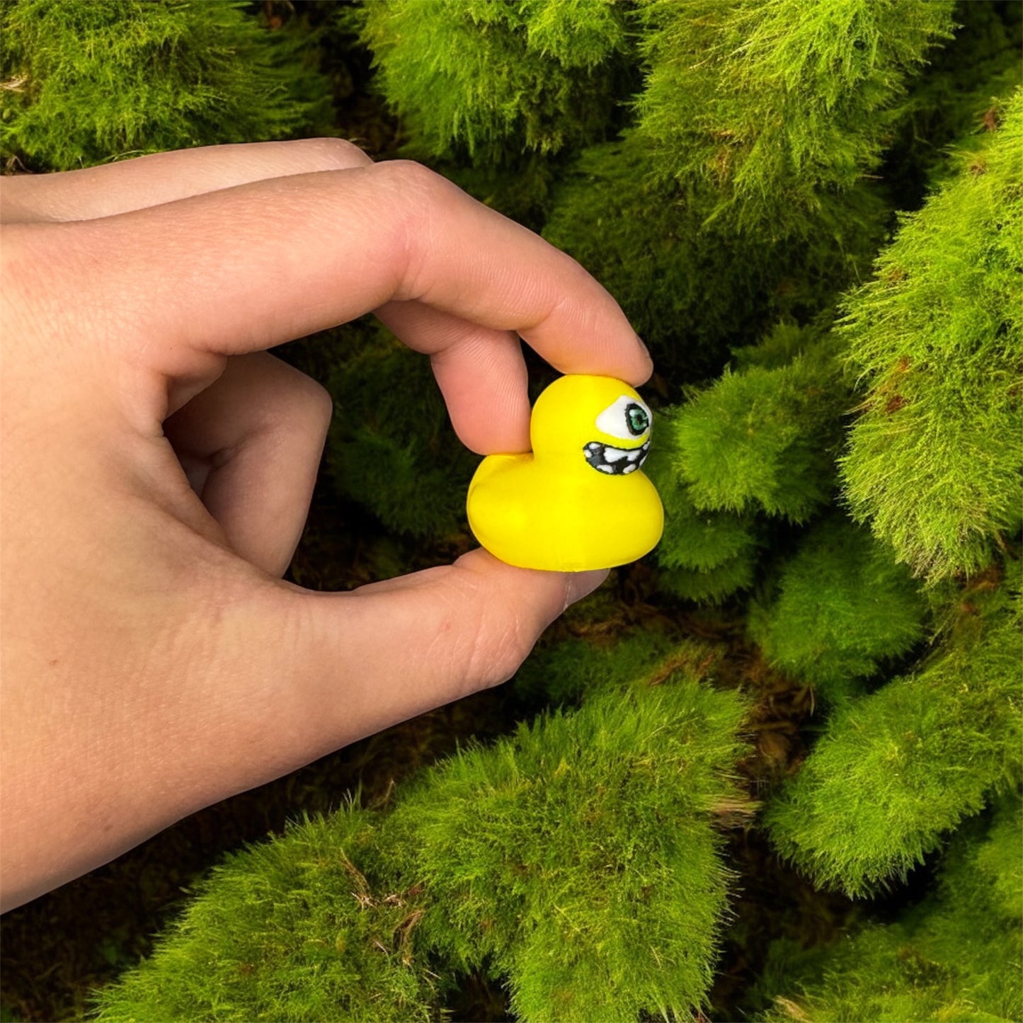 Yellow Cyclops Duck Rave Trinket