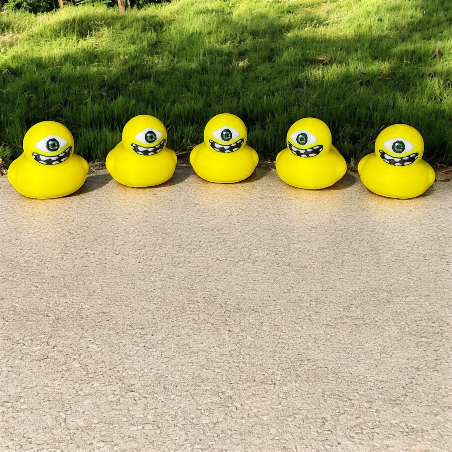 Yellow Cyclops Duck Rave Trinket