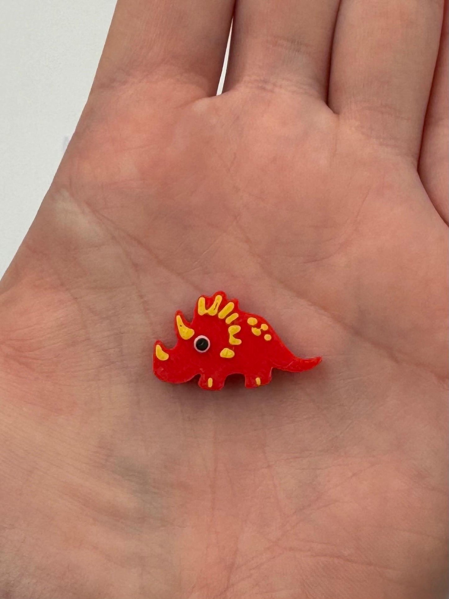 Triceratops Dinosaur Kandi Beads