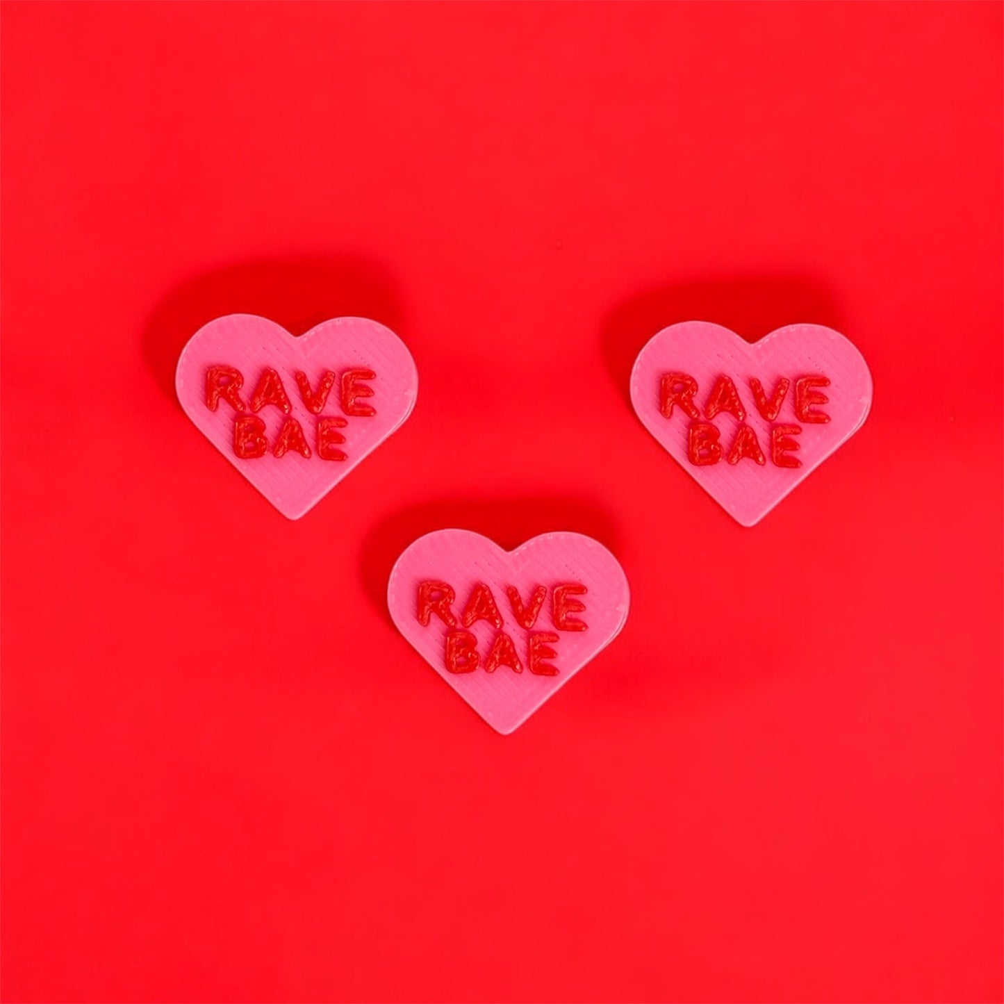 Valentines Heart Kandi Beads