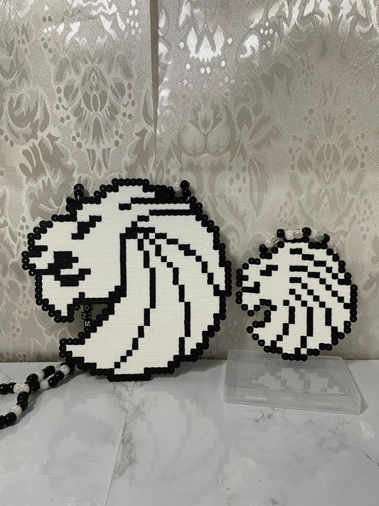 Seven Lions Perler Necklace Set w/ Perler Kandi Bracelet