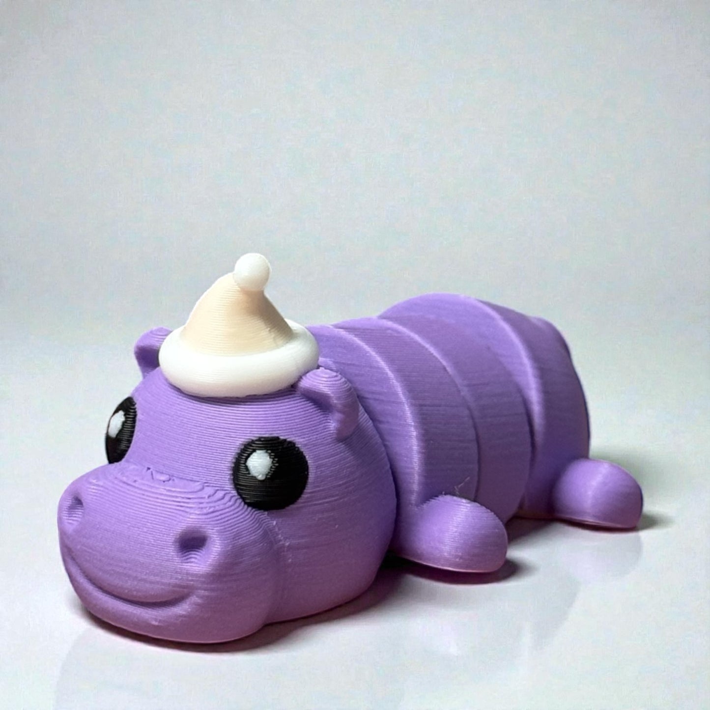 Hippo Christmas Articulated Toy