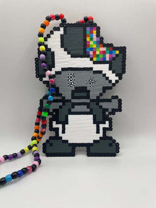 Trippy Toad Perler Necklace