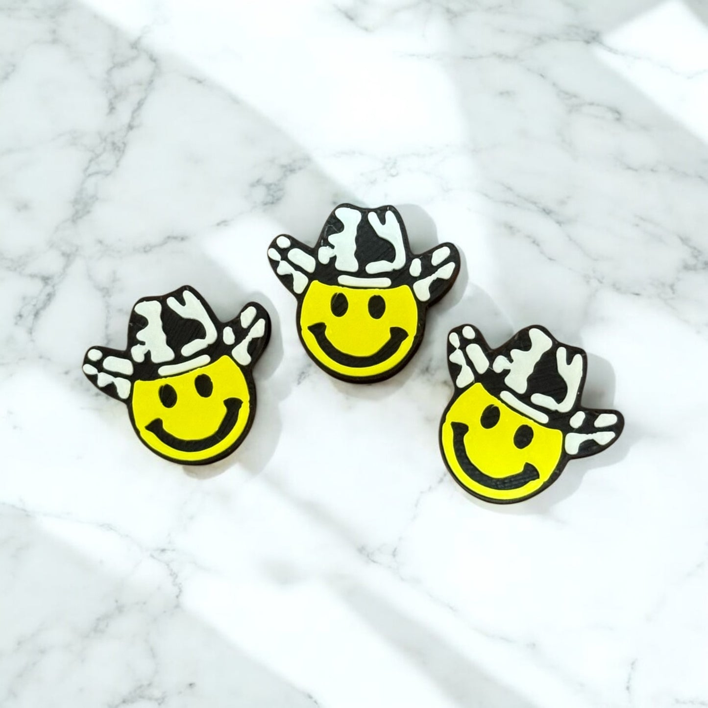 Smiley Face Country Kandi Beads