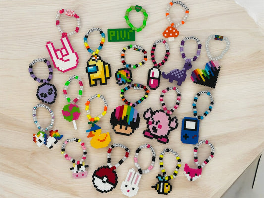 Random Perler Kandi Bracelets