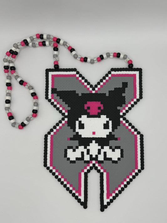 Excision X Kuromi Perler Necklace