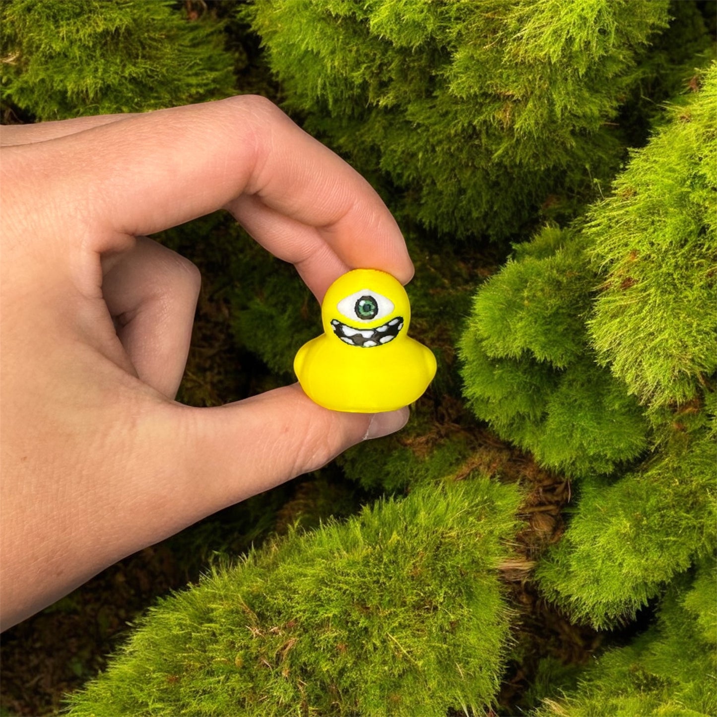 Yellow Cyclops Duck Rave Trinket