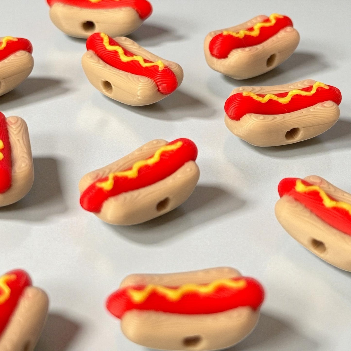 Hot Dog Kandi Beads