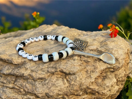 Kandi Spoon Bracelet with Mini Charms