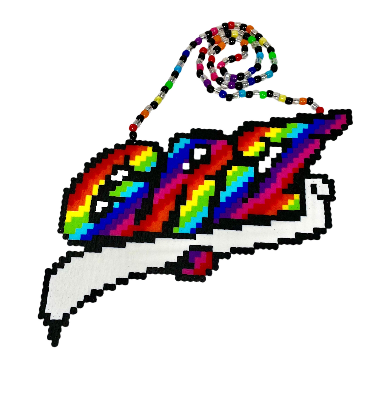 Griz Rainbow Perler Necklace