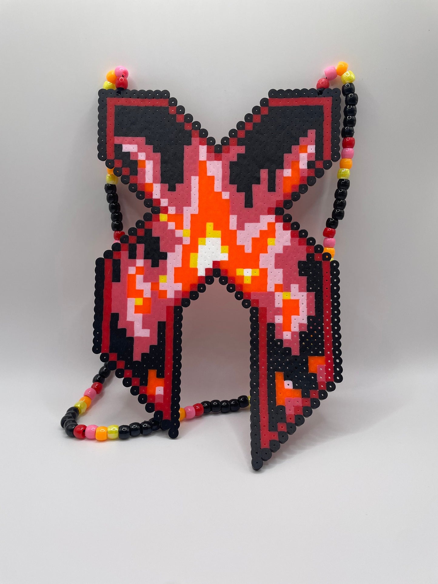 Excision Flames Perler Necklace