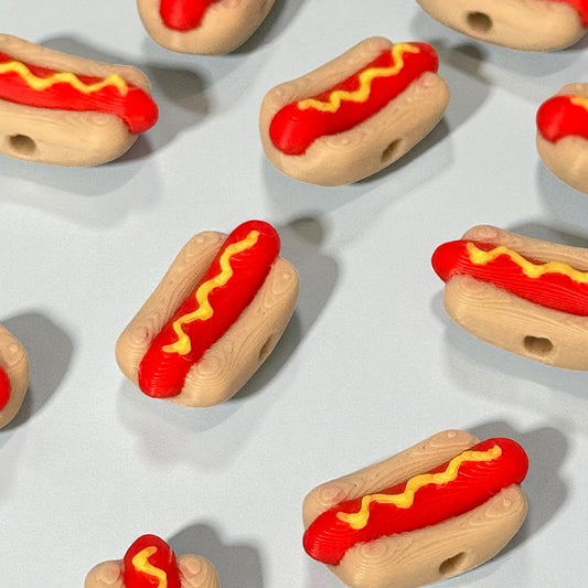 Hot Dog Kandi Beads