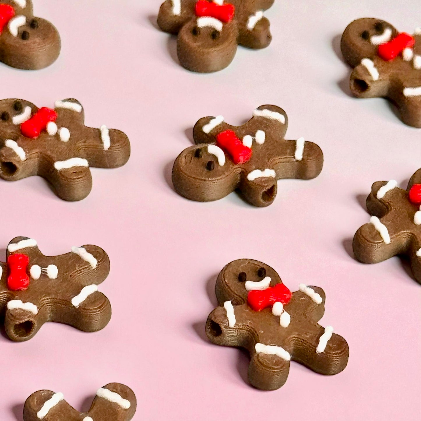 Gingerbread Man Kandi Beads