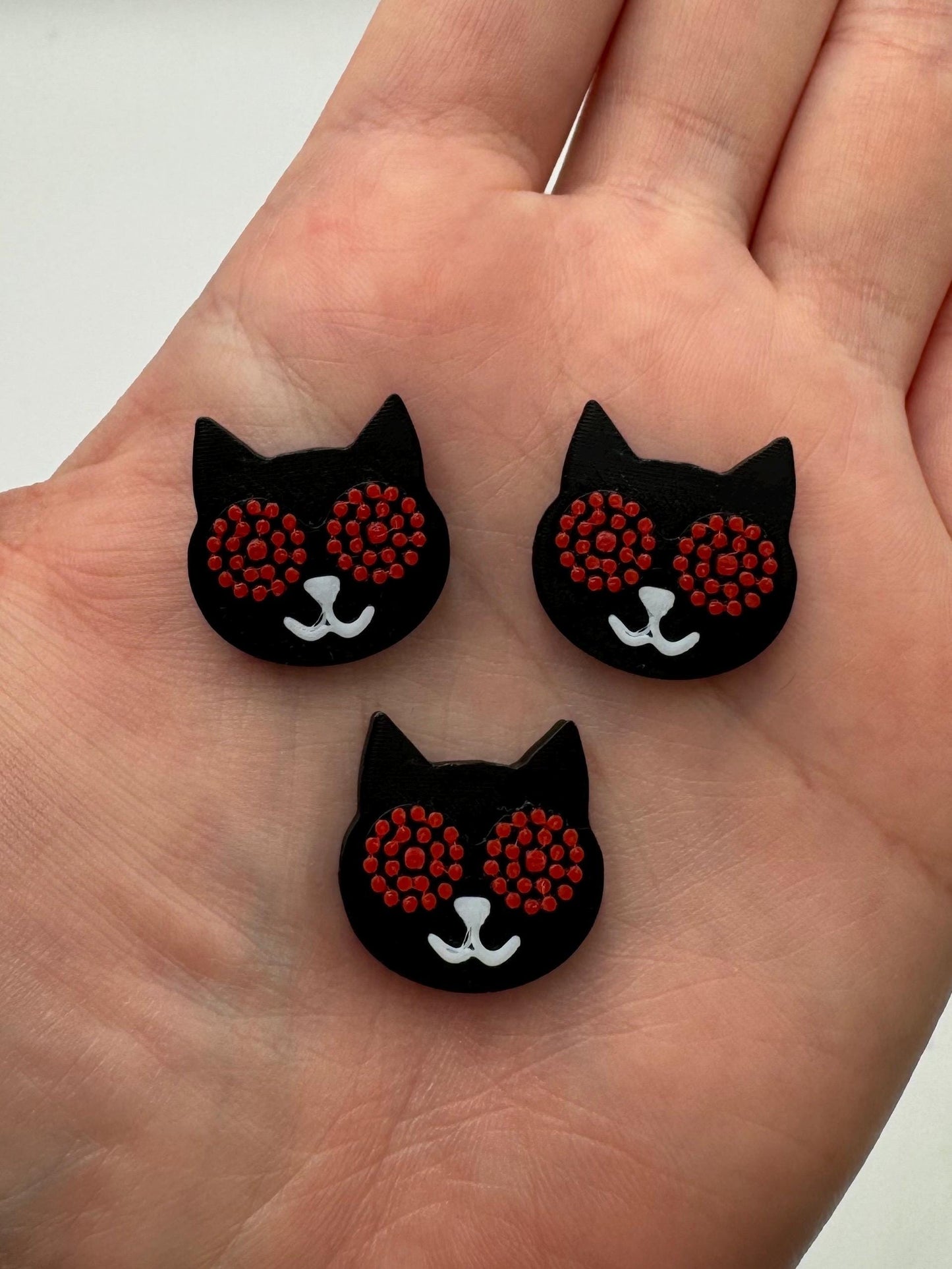 Cat with Red Goggles Kandi Beads