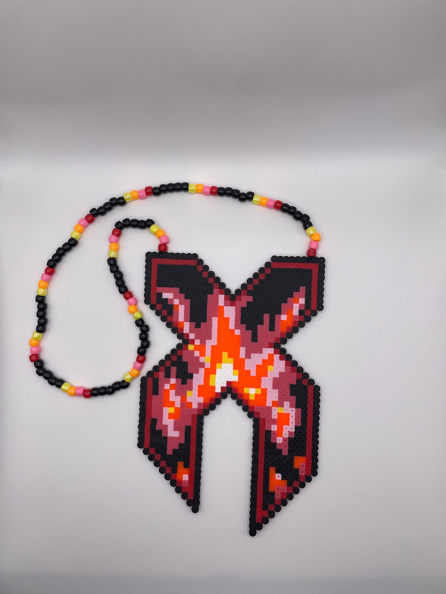 Excision Flames Perler Necklace