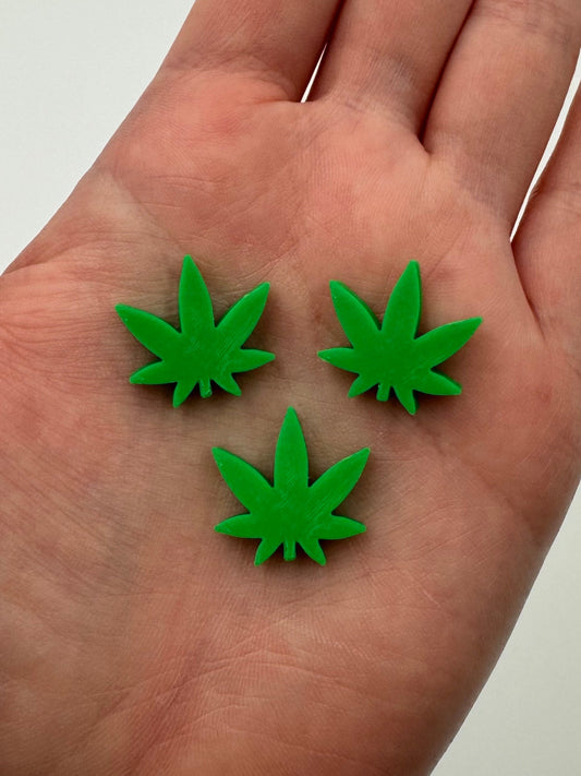 Weed Leaf Kandi Beads