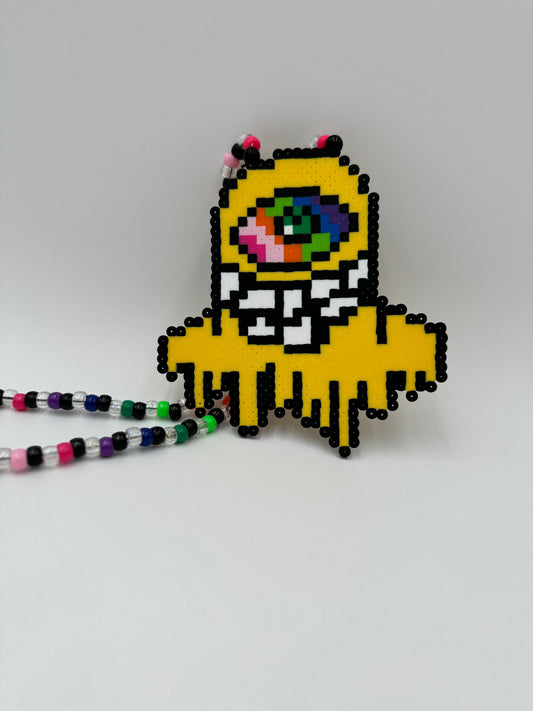 Subtronics Cyclops Perler Necklace