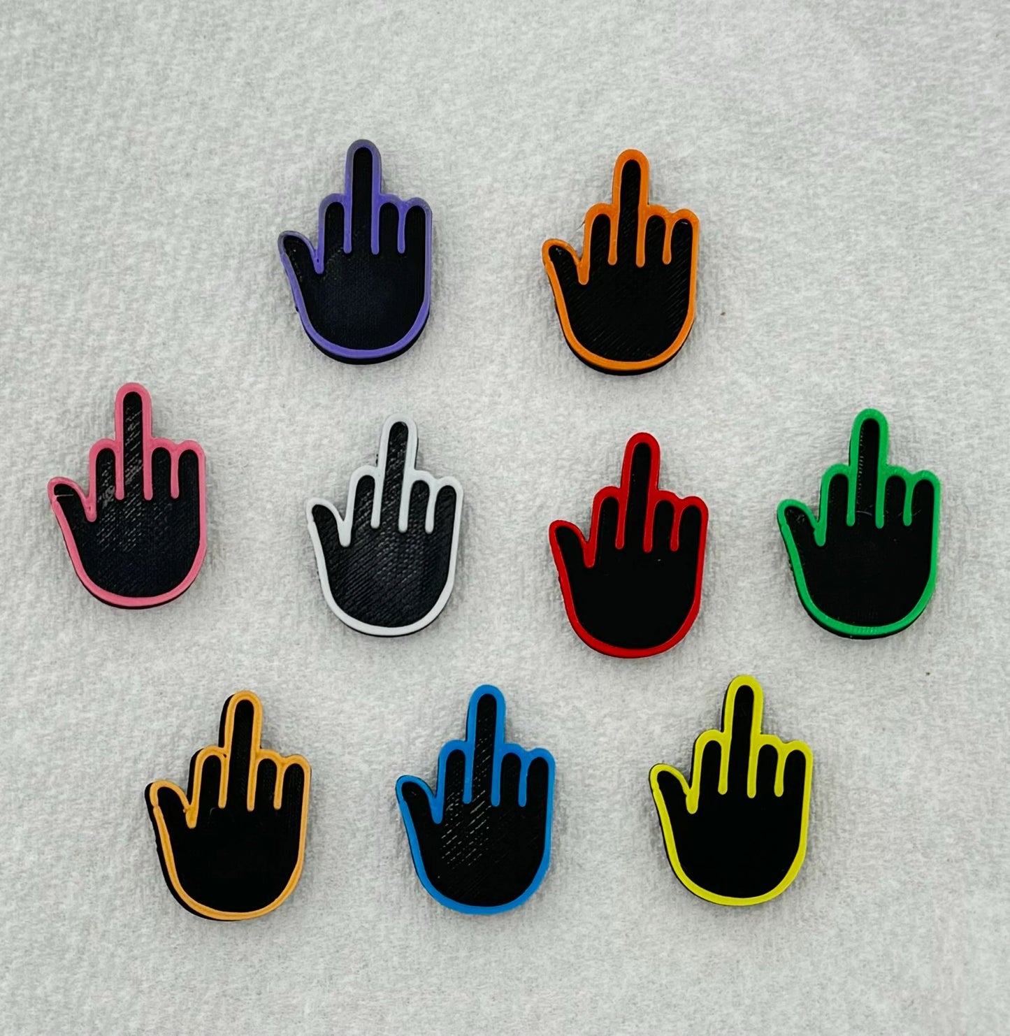Middle Finger Kandi Beads