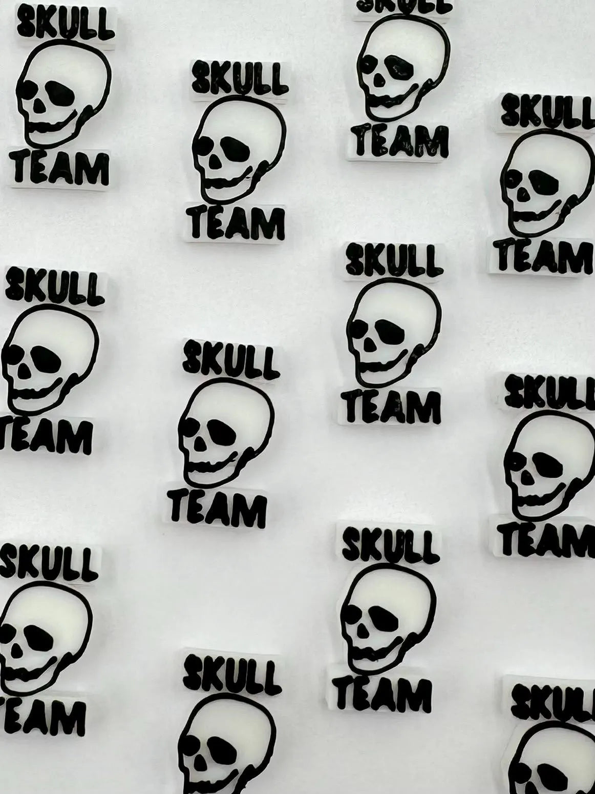 Skull Team Kandi Beads