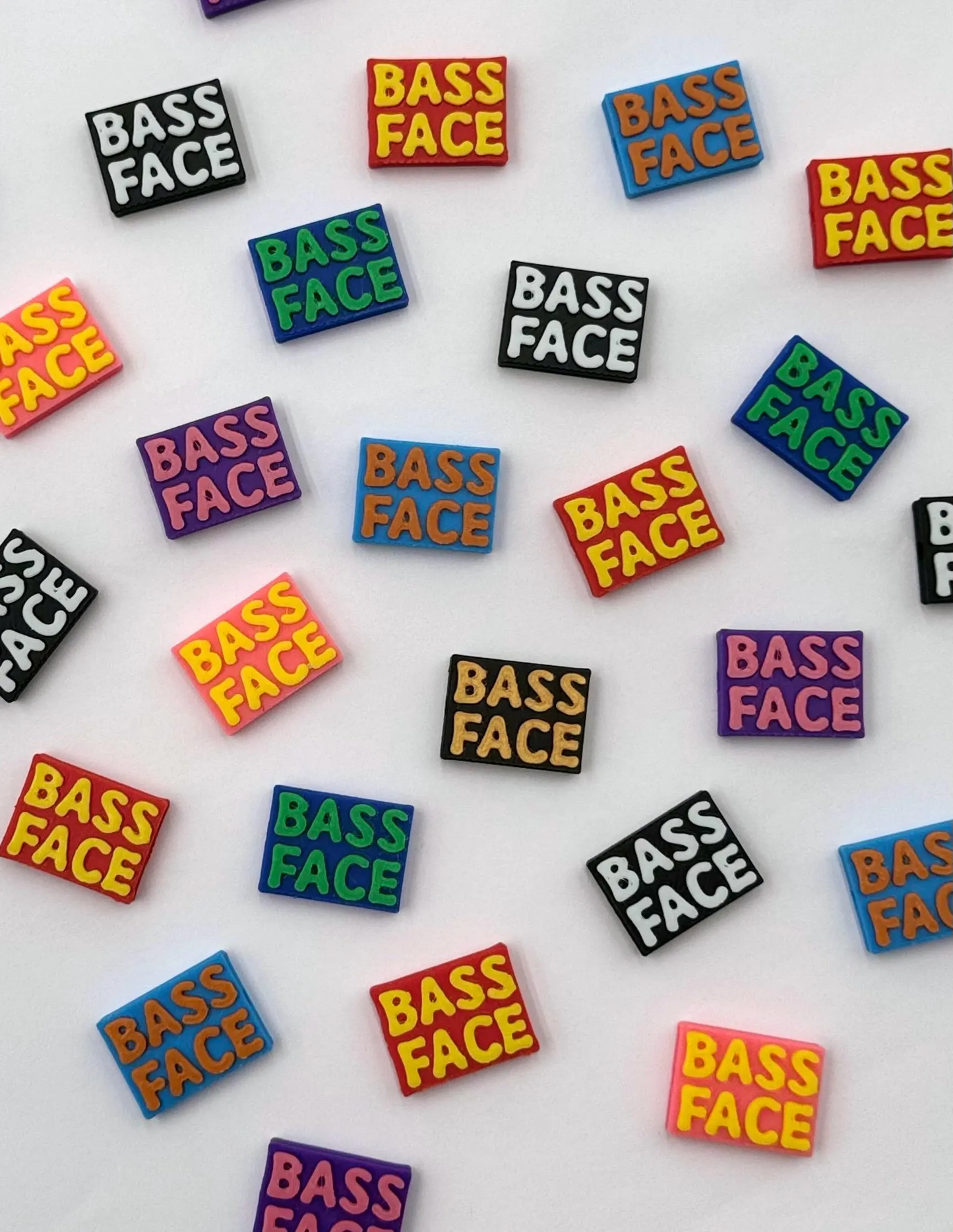 Bass Face Kandi Beads