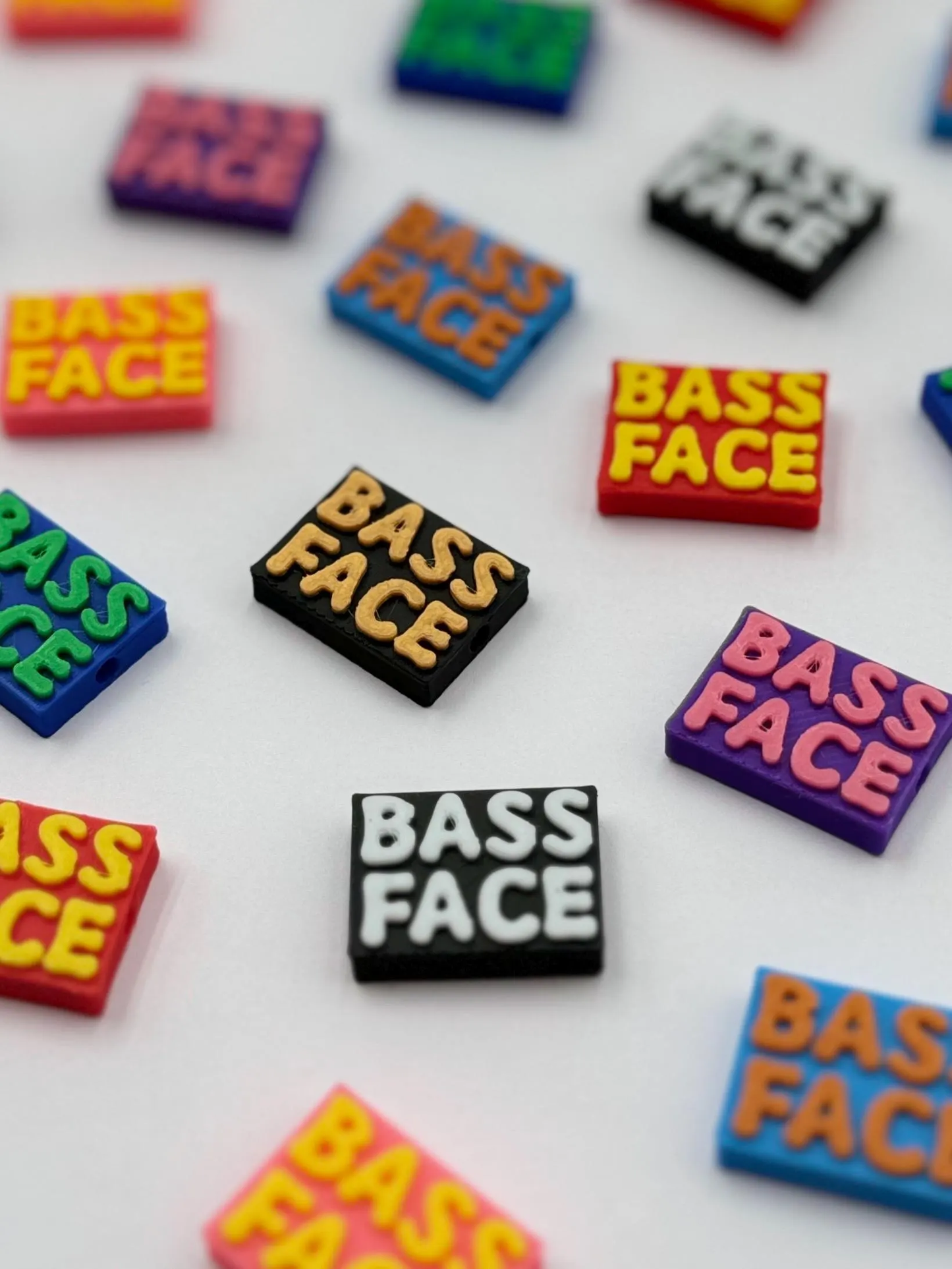 Bass Face Kandi Beads